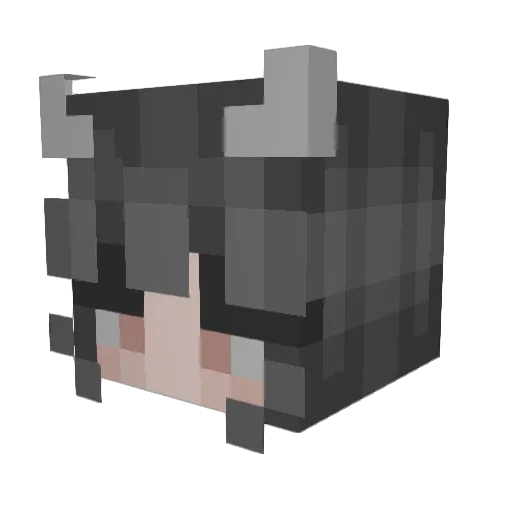 Ramir_ez Minecraft avatar head, 3D render
