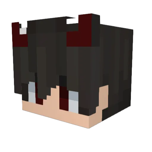 RamiroVelez Minecraft avatar head, 3D render