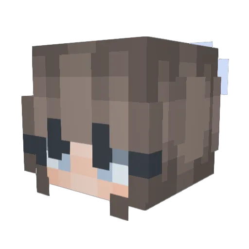 Ramius76 Minecraft avatar head, 3D render