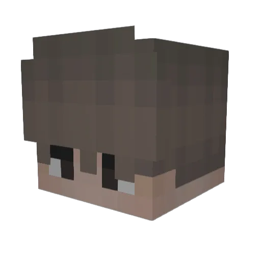 Ramme Minecraft avatar head, 3D render