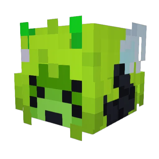 RammiRam Minecraft avatar head, 3D render