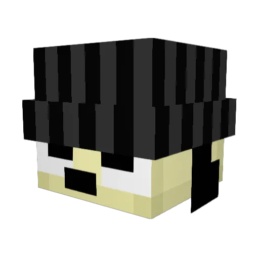 Ramnstein1881 Minecraft avatar head, 3D render