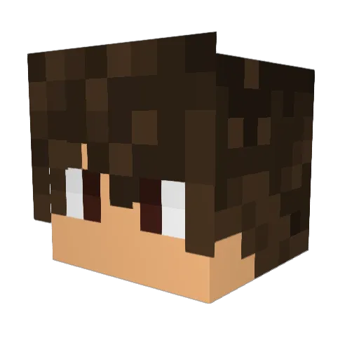 RamoEscobar Minecraft avatar head, 3D render