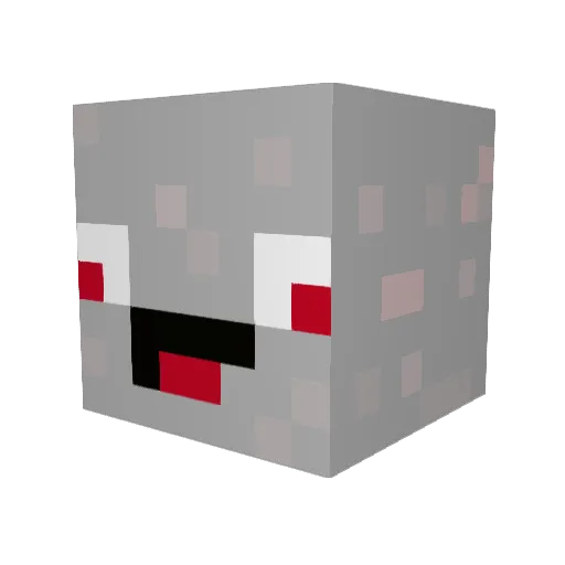 Ramon1027 Minecraft avatar head, 3D render