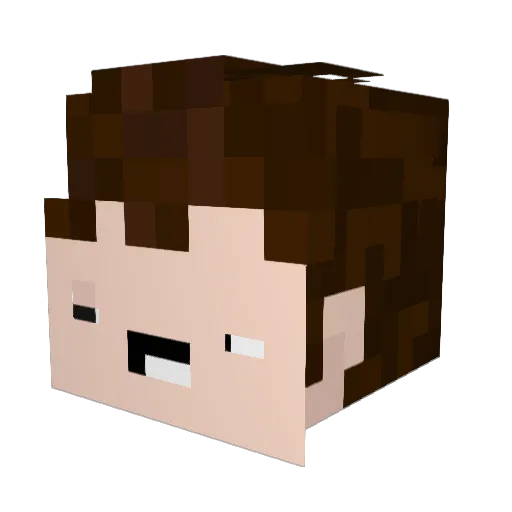RamonBatataGg Minecraft avatar head, 3D render