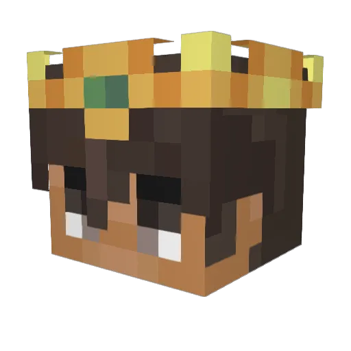 RamonHop Minecraft avatar head, 3D render
