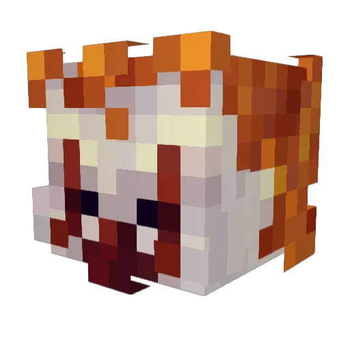 RamonMunneke Minecraft avatar head, 3D render