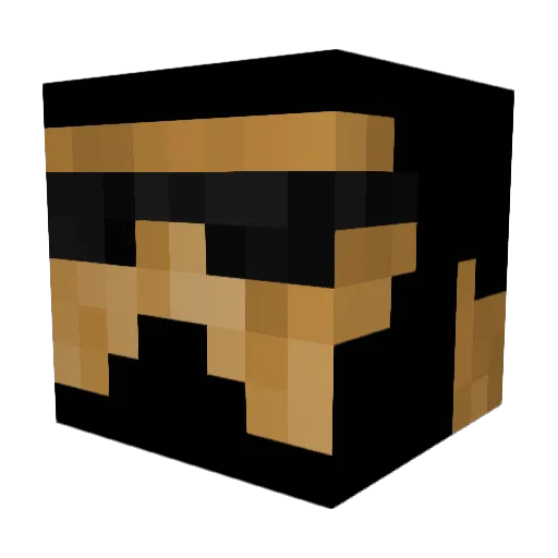 RamonNods Minecraft avatar head, 3D render