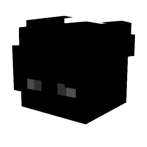 RamonNudles Minecraft avatar head, 3D render
