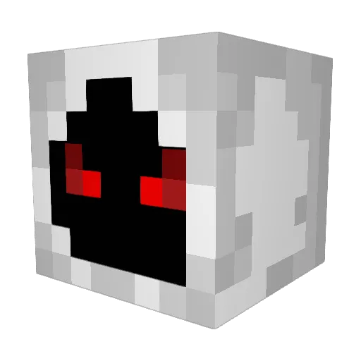 Ramon_024_ Minecraft avatar head, 3D render