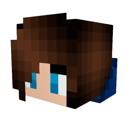Rampage4rd Minecraft avatar head, 3D render