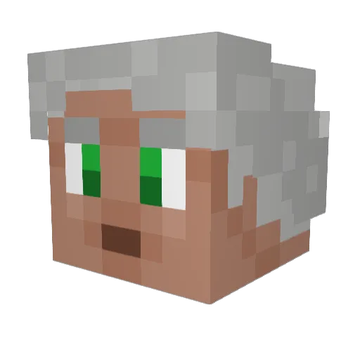 Rampage666 Minecraft avatar head, 3D render