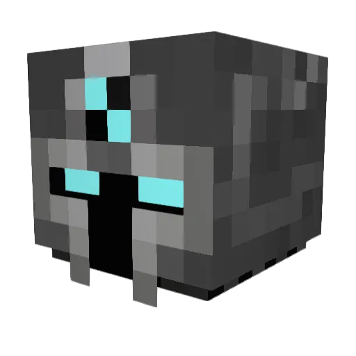 RampageQuit Minecraft avatar head, 3D render