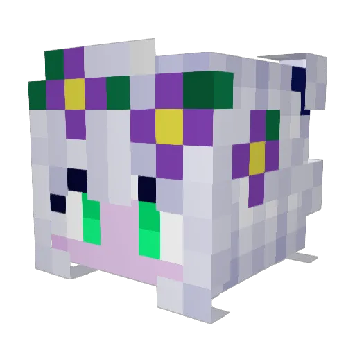 RampageRLZ Minecraft avatar head, 3D render