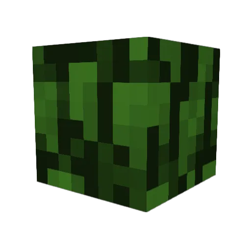 Rampo Minecraft avatar head, 3D render