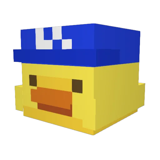 RamsDodgers12 Minecraft avatar head, 3D render