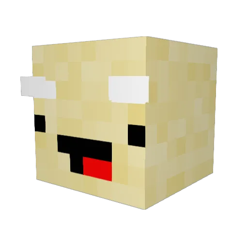 RamsesDissel Minecraft avatar head, 3D render
