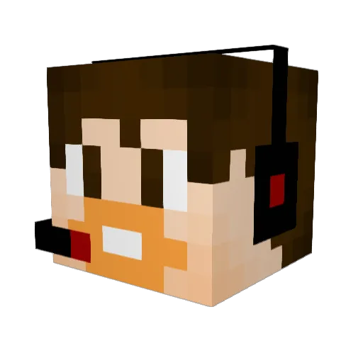 RamseyWalid Minecraft avatar head, 3D render