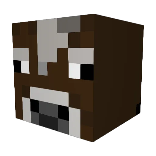 Ramsey_New Minecraft avatar head, 3D render