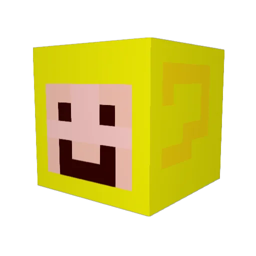 Ramslayer9 Minecraft avatar head, 3D render
