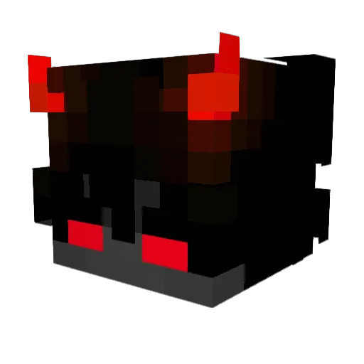 Ramssis Minecraft avatar head, 3D render