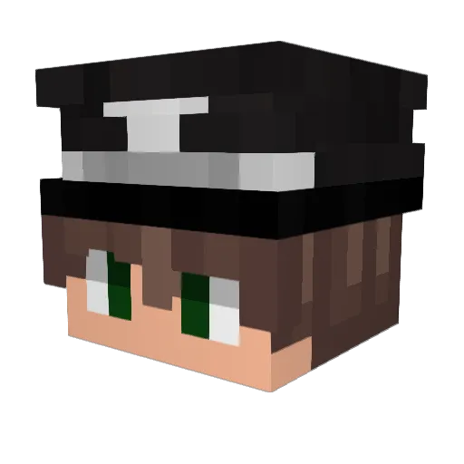 Ramsy_11 Minecraft avatar head, 3D render