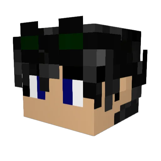 Ramzes203 Minecraft avatar head, 3D render