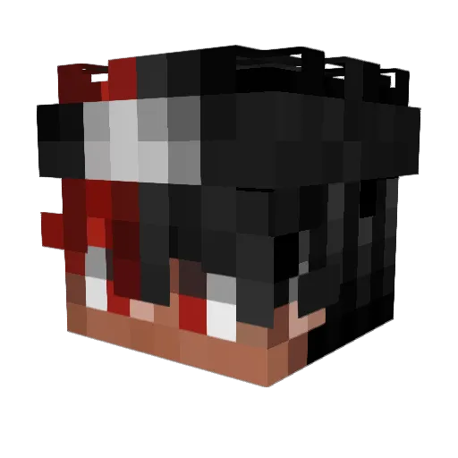 Ramzes78 Minecraft avatar head, 3D render