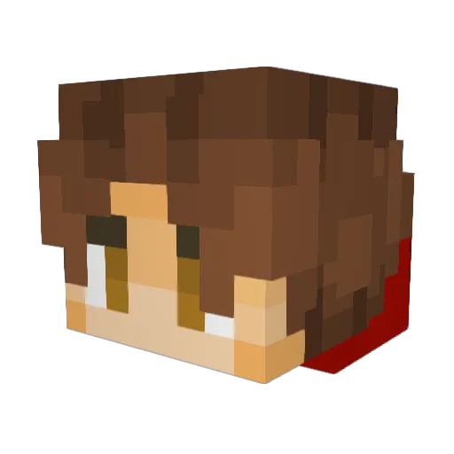 Ramzis12 Minecraft avatar head, 3D render