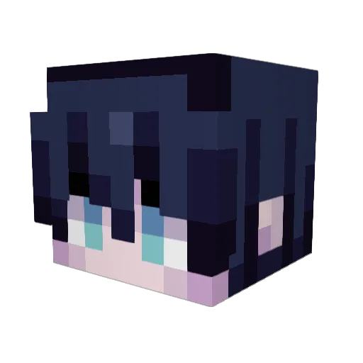 RanJelo Minecraft avatar head, 3D render