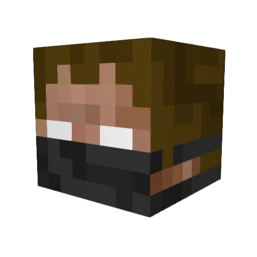 Ran_Ti Minecraft avatar head, 3D render