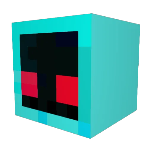 RanaMagica123 Minecraft avatar head, 3D render