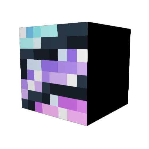 Ranaa_ Minecraft avatar head, 3D render