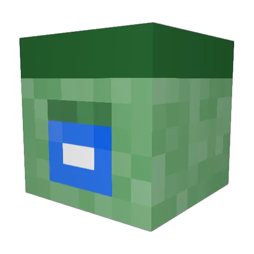Ranch02 Minecraft avatar head, 3D render