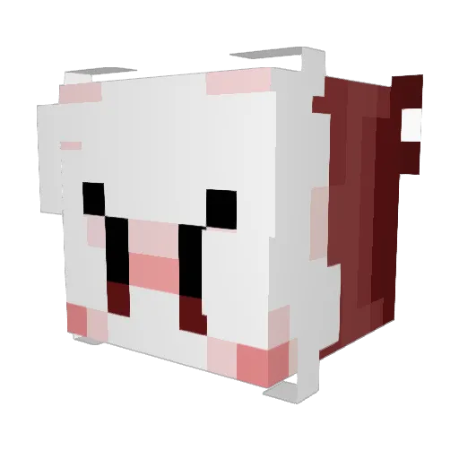 RanchBerryCrunch Minecraft avatar head, 3D render
