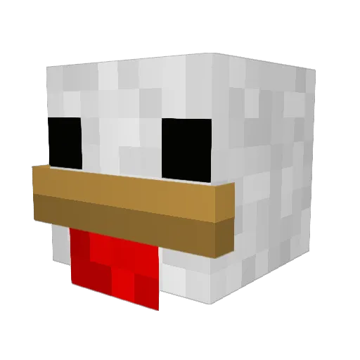 RancidChip22 Minecraft avatar head, 3D render