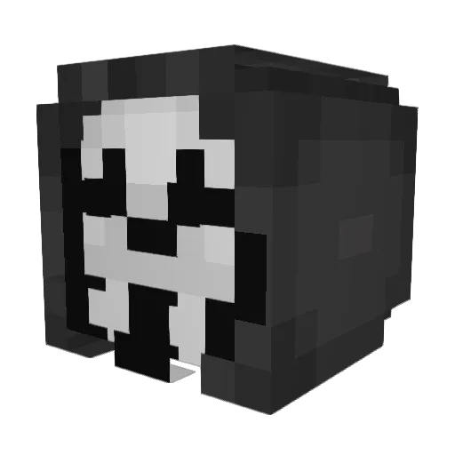 RancoredSpirit Minecraft avatar head, 3D render