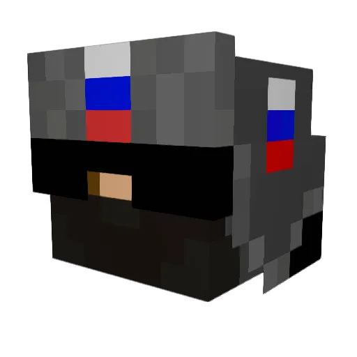 RandOom28 Minecraft avatar head, 3D render