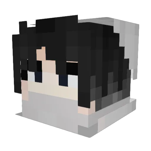 Randa_the_Panda Minecraft avatar head, 3D render