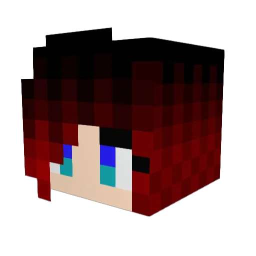 RandaleJase Minecraft avatar head, 3D render