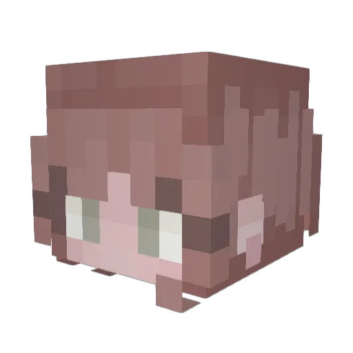 RandiSavage21 Minecraft avatar head, 3D render