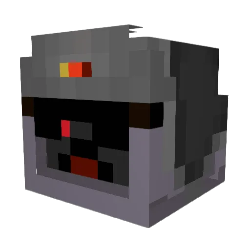Randimu Minecraft avatar head, 3D render