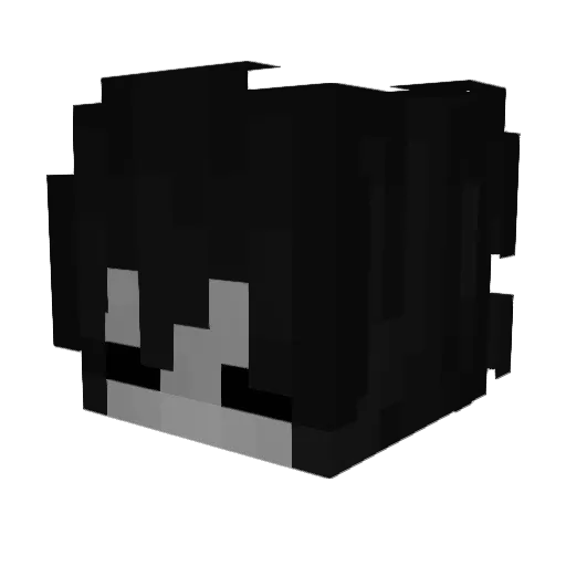 Randitch Minecraft avatar head, 3D render