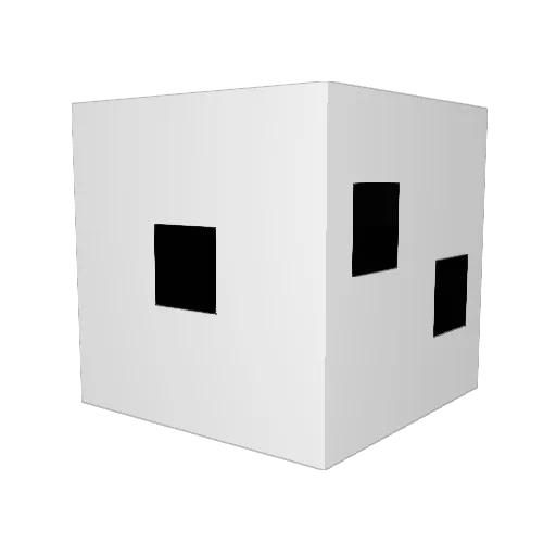 Random1426 Minecraft avatar head, 3D render