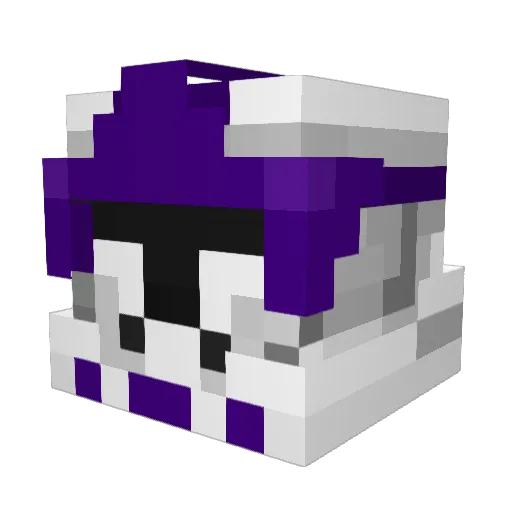 RandomClone_ Minecraft avatar head, 3D render