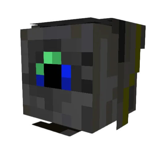 RandomGuy6786 Minecraft avatar head, 3D render