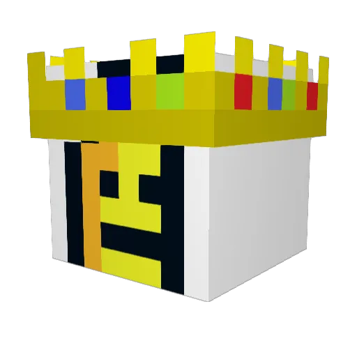 RandomJacobCZ Minecraft avatar head, 3D render