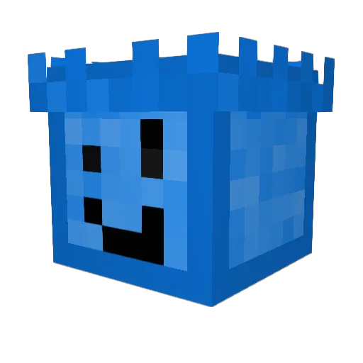 RandomUnoCard Minecraft avatar head, 3D render