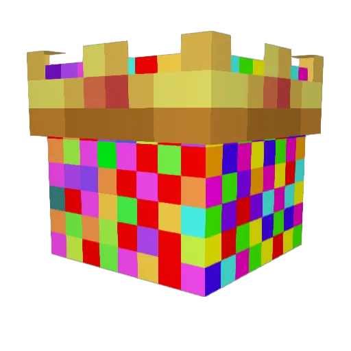 RandomUser4321 Minecraft avatar head, 3D render