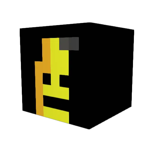RandomXZ Minecraft avatar head, 3D render